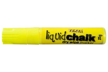 Picture of TEXTA JUMBO LIQUID CHALK DRY WIPE YELLOW