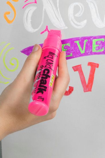 Picture of TEXTA JUMBO LIQUID CHALK DRY WIPE PINK
