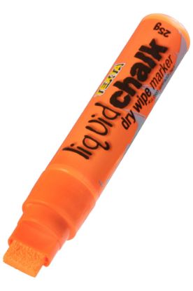Picture of TEXTA JUMBO LIQUID CHALK DRY WIPE ORANGE