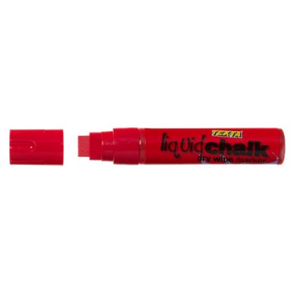 Picture of TEXTA JUMBO LIQUID CHALK DRY WIPE RED