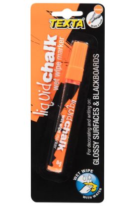 Picture of TEXTA LIQUID CHALK WET WIPE ORANGE