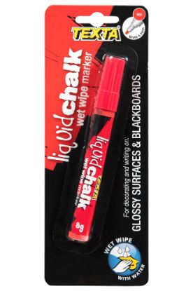 Picture of TEXTA LIQUID CHALK WET WIPE RED