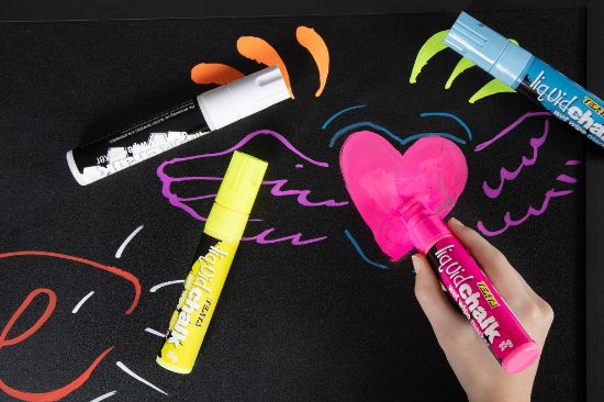 Picture of TEXTA LIQUID CHALK WET WIPE ASSTD WALL 4