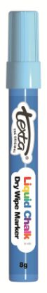 Picture of TEXTA LIQUID CHALK DRY WIPE BLUE
