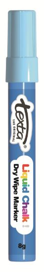 Picture of TEXTA LIQUID CHALK DRY WIPE BLUE
